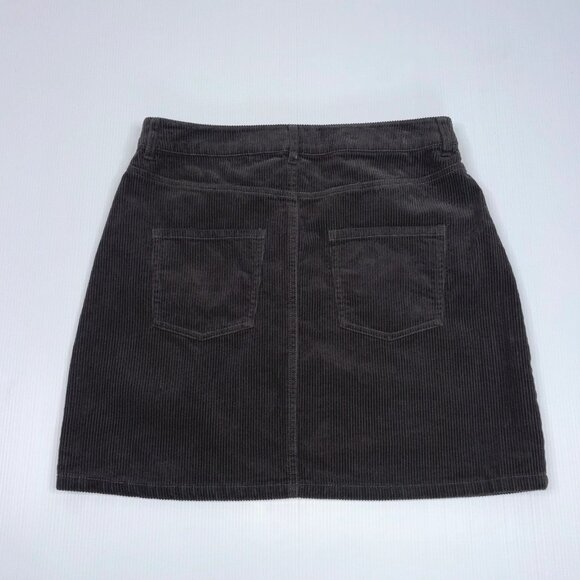 TWIK women's grey corduroy skirt medium  like new!! - Picture 2 of 2